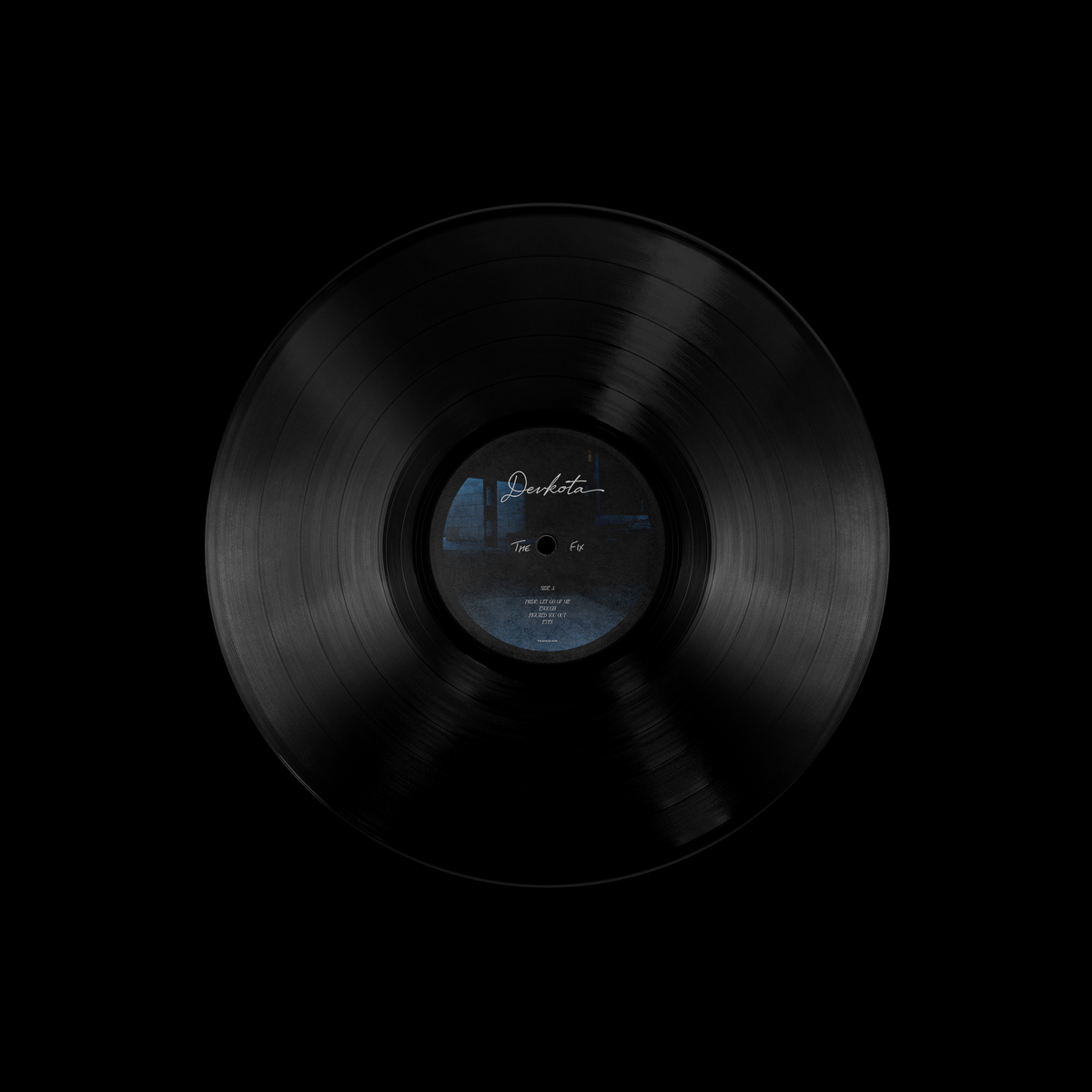 The Fix black vinyl record